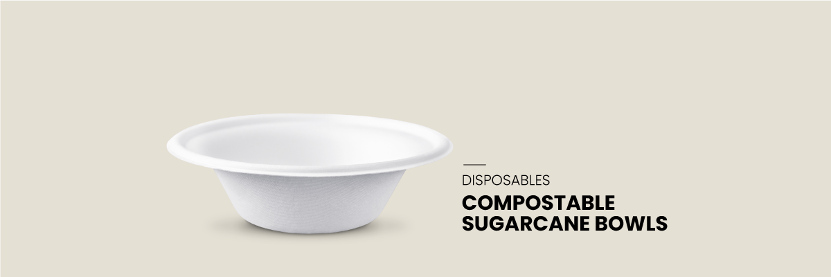 Stalk Market® 12 oz Natural Sugarcane Soup Bowls - 5 1/2Dia x 2H