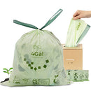 4 Gallon Compostable Trash Bags - Inbulks