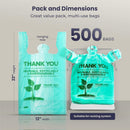 Biodegradable Reusable Plastic T-Shirt Bag - Inbulks