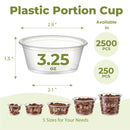 3.25oz Plastic Portion Cup with no lid, BPA Free - Inbulks