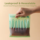 Compostable Zipper Bags 1500pcs - Quart