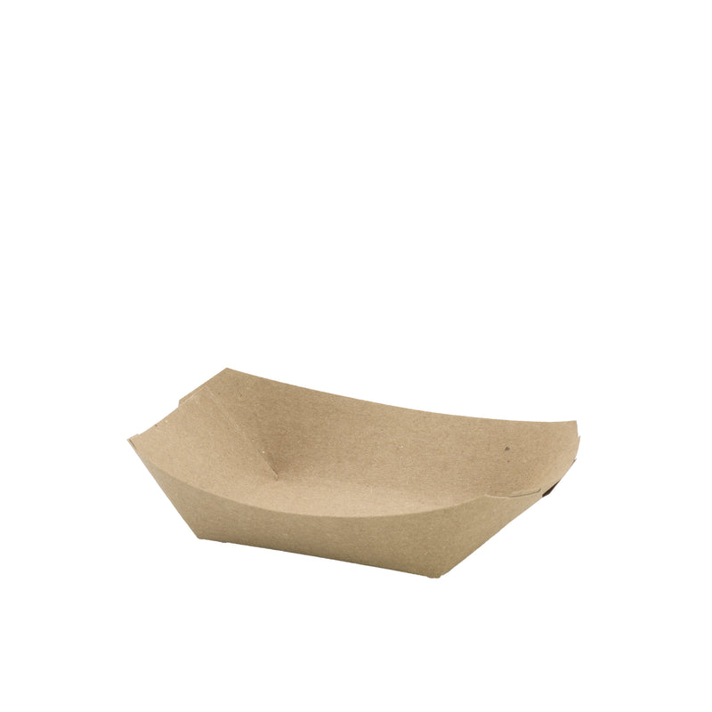 0.5LB Kraft Brown Paper Food Trays / 1000pcs