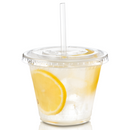 Flat Slotted Lids for 9/12 oz Clear Plastic Cups / 1000pcs - Inbulks