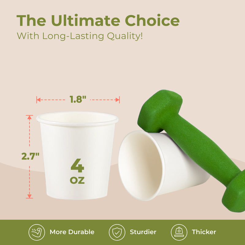 4oz Disposable Paper Hot Cups - Inbulks