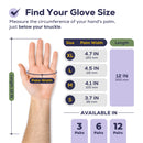 FMP Brands 12 Pairs Purple Rubber Dishwashing Cleaning Gloves–Reusable Waterproof Household Cleaning Gloves, Non-Slip Kitchen Rubber Glove(Medium)