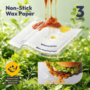 Fit Meal Prep [500 Pack] 12 x 10.75" Wax Paper Sheets for Food, Interfolded Precut Deli Pop Up Grease-Proof Sandwich Paper Wraps, Waterproof for Lunch, Food Basket, Microwave Cover, BBQ