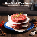 8" x 10.75" Inter-folded Deli Dry Wrap Wax Paper Sheets with Dispenser Box - Inbulks