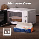 10" x 10.75" Inter-folded Deli Dry Wrap Wax Paper Sheets with Dispenser Box - Inbulks