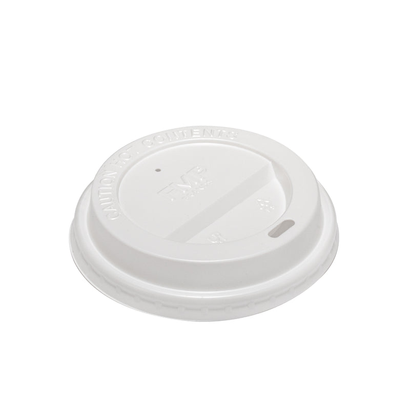 Plastic Dome Lid for 10-20oz Hot Cup White
