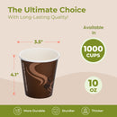 10oz Bean Design Paper Cup 1000cups