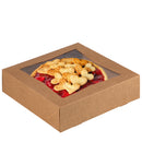 Bakery / Pie Box with Window 10x10x2.5", popup - Inbulks