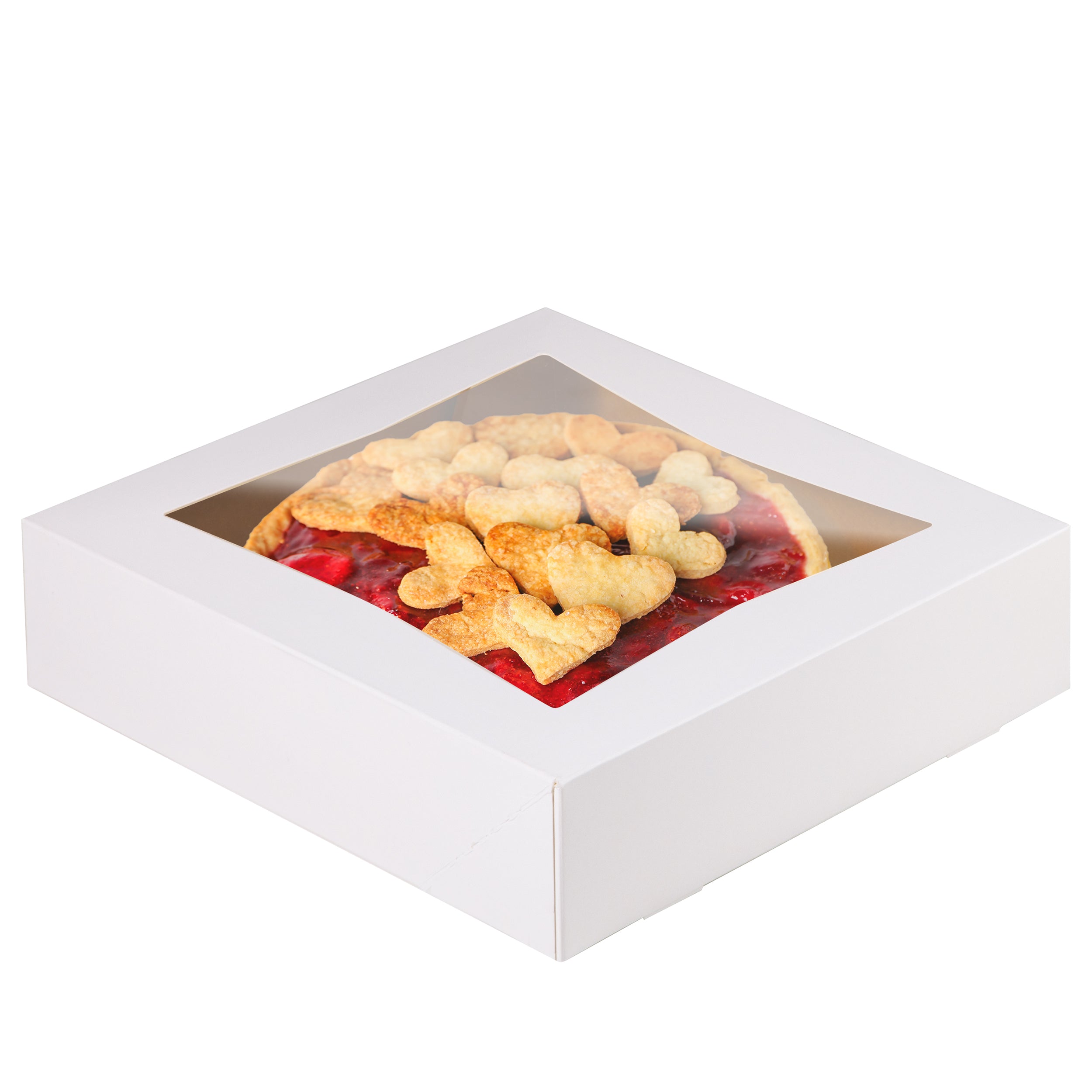 Bakery / Pie Box with Window 10x10x2.5