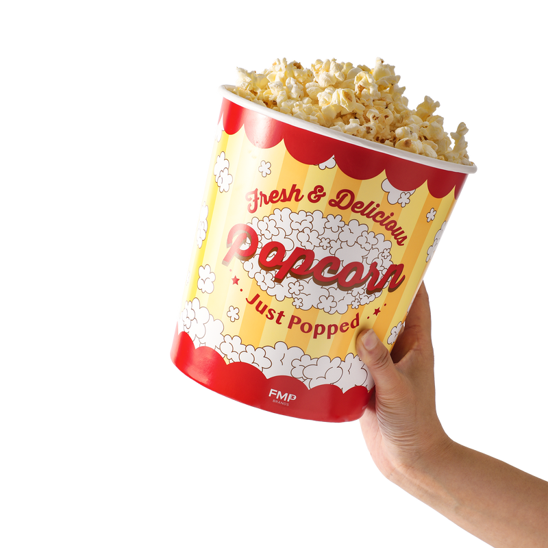 130oz Popcorn Buckets Disposable Paper Popcorn Containers