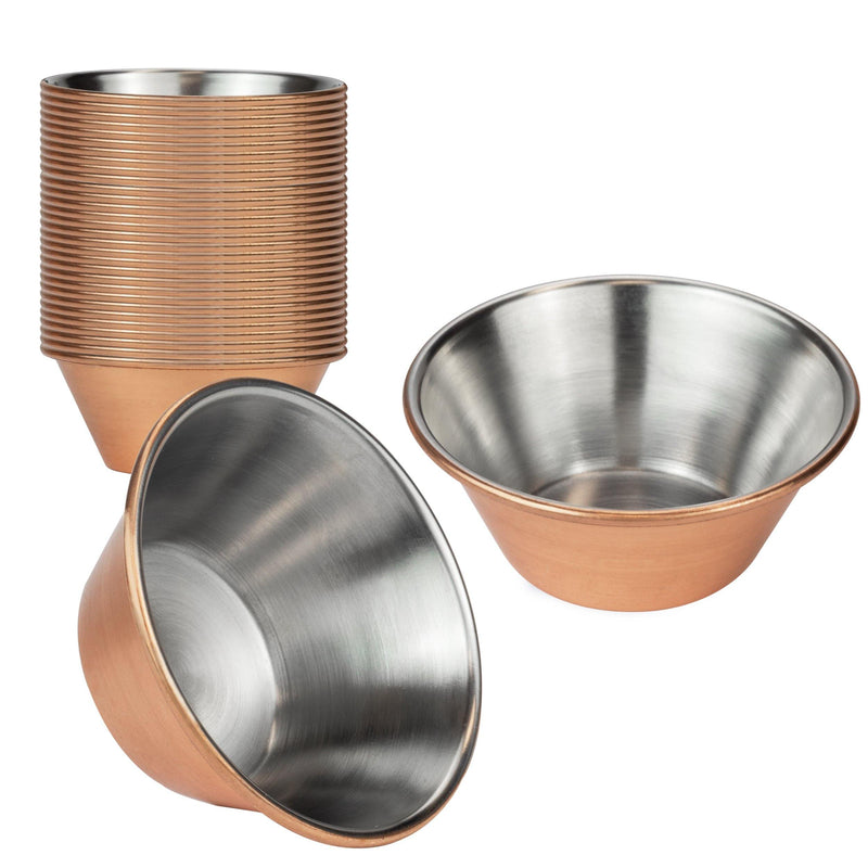 Stainless Steel Round Sauce Cups - Inbulks