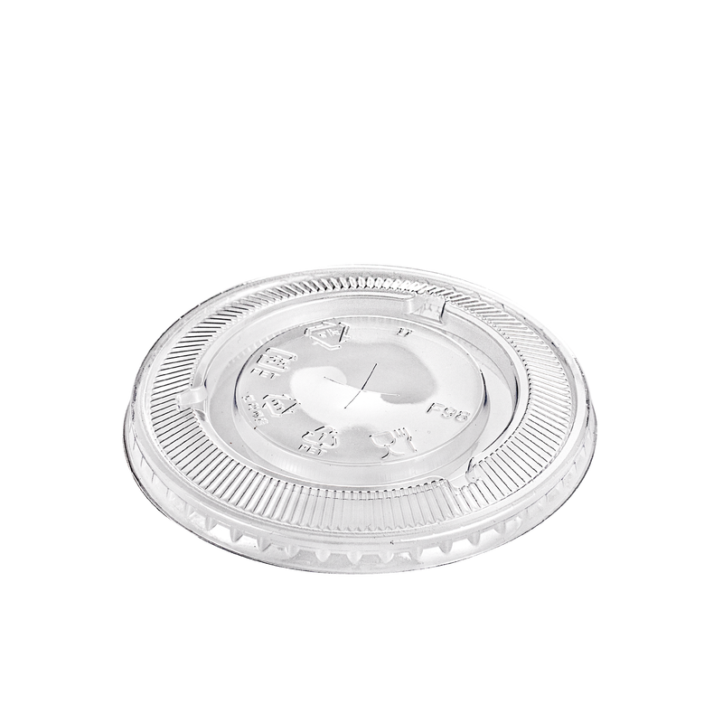 Flat Slotted Lids for 16/20/24 oz Clear Plastic Cups