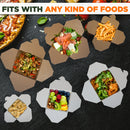 16oz Kraft Brown Rectangle Paper Take Out Food Containers - Inbulks