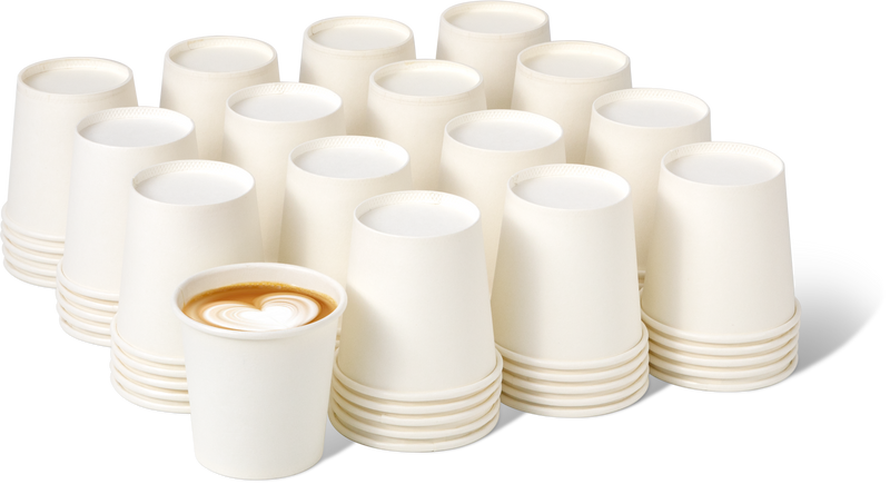 6oz Disposable Paper Hot Cups - Inbulks