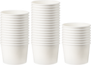 12oz White Compostable Paper Food Cup with Vented Lid - Inbulks