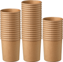 32oz Kraft Compostable Paper Food Cup with Vented Lid - Inbulks