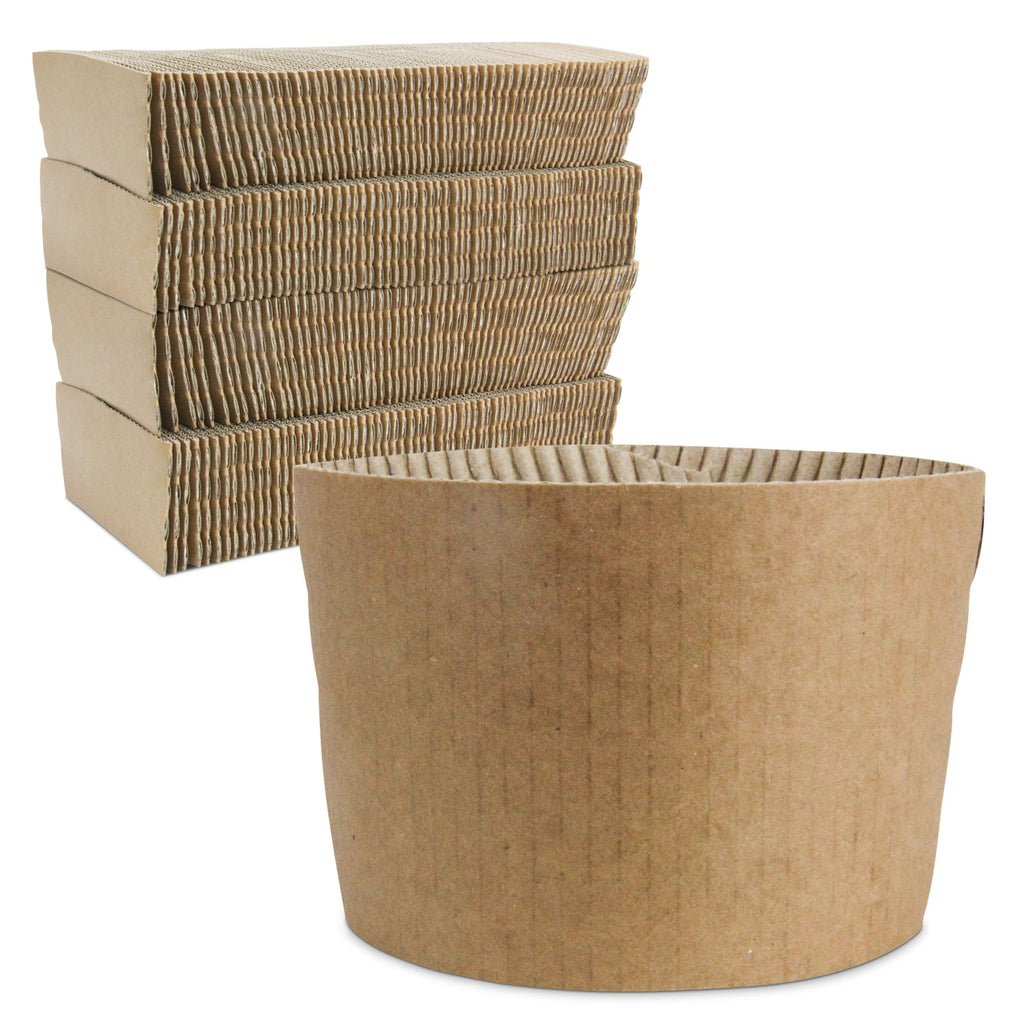 Kraft Jacket/Sleeves for 10oz Hot Cups / 1000pcs | Inbulks