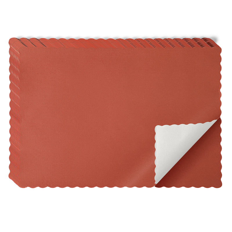 Red Disposable Paper Placemat