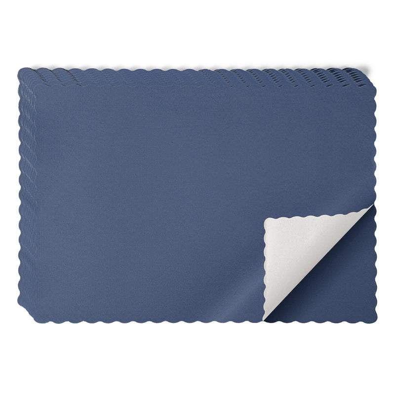 Blue Disposable Paper Placemat