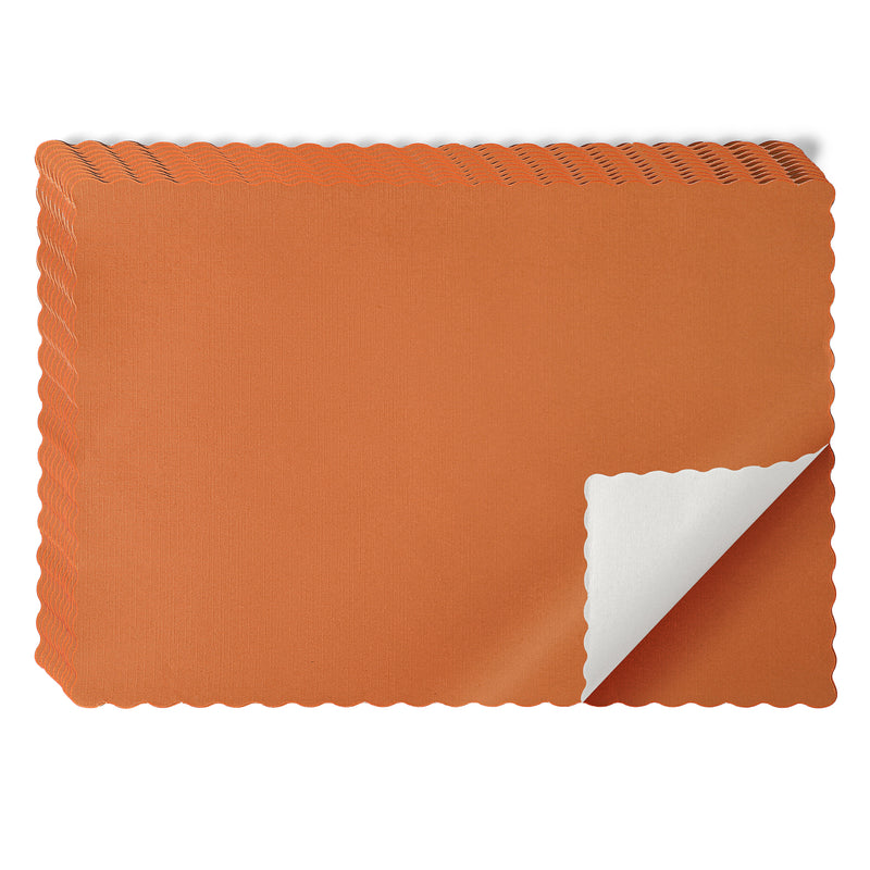 Orange Disposable Paper Placemat