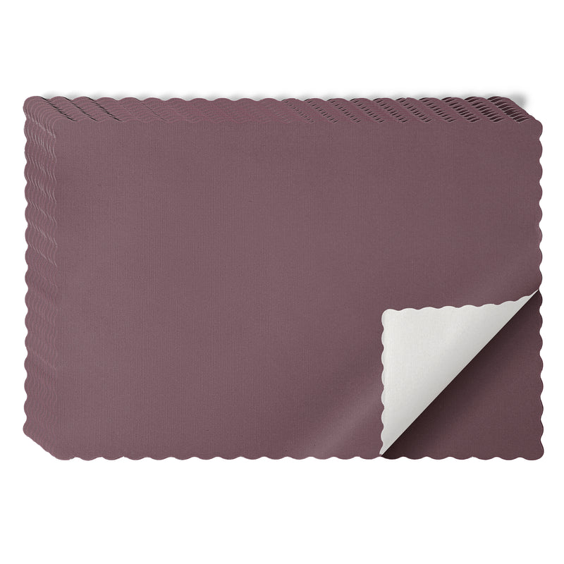 Burgundy Disposable Paper Placemat