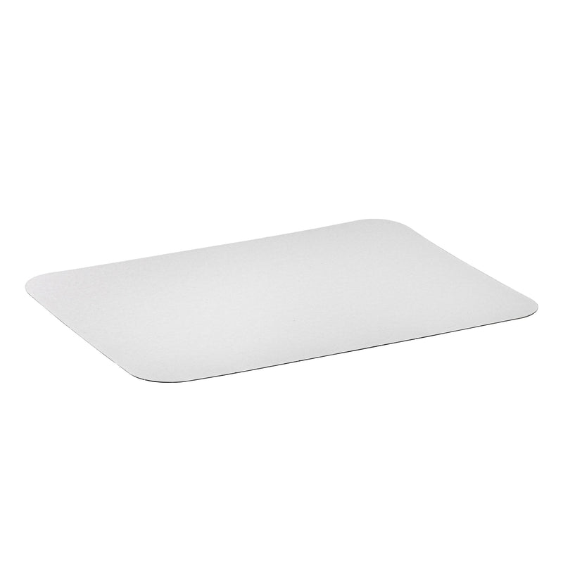 Flat Paper Board Lid for Rectangular Foil Pan - Inbulks