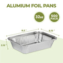 32oz Rectangular Aluminum Foil Pan, no lids - Inbulks
