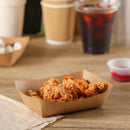 2 LB Kraft Brown Paper Food Trays