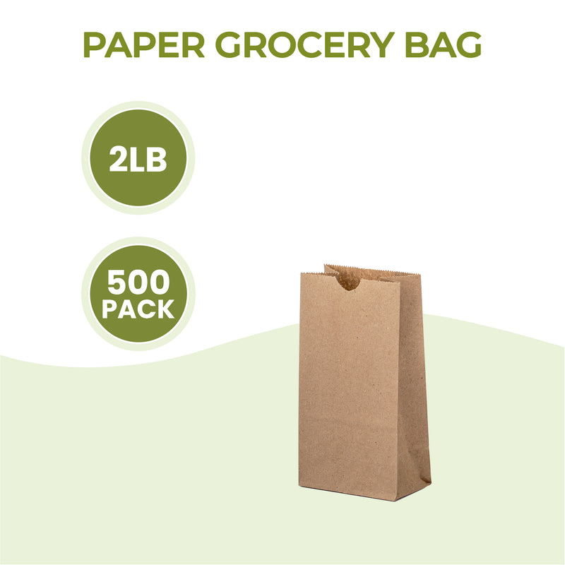 #2 Kraft Paper Bags 2LB