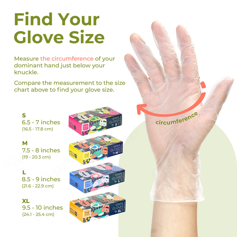 Disposable Vinyl Gloves 100/box (XL)