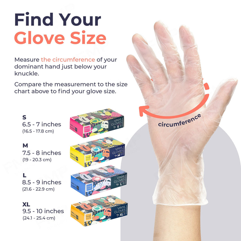 Disposable Vinyl Gloves (XL)