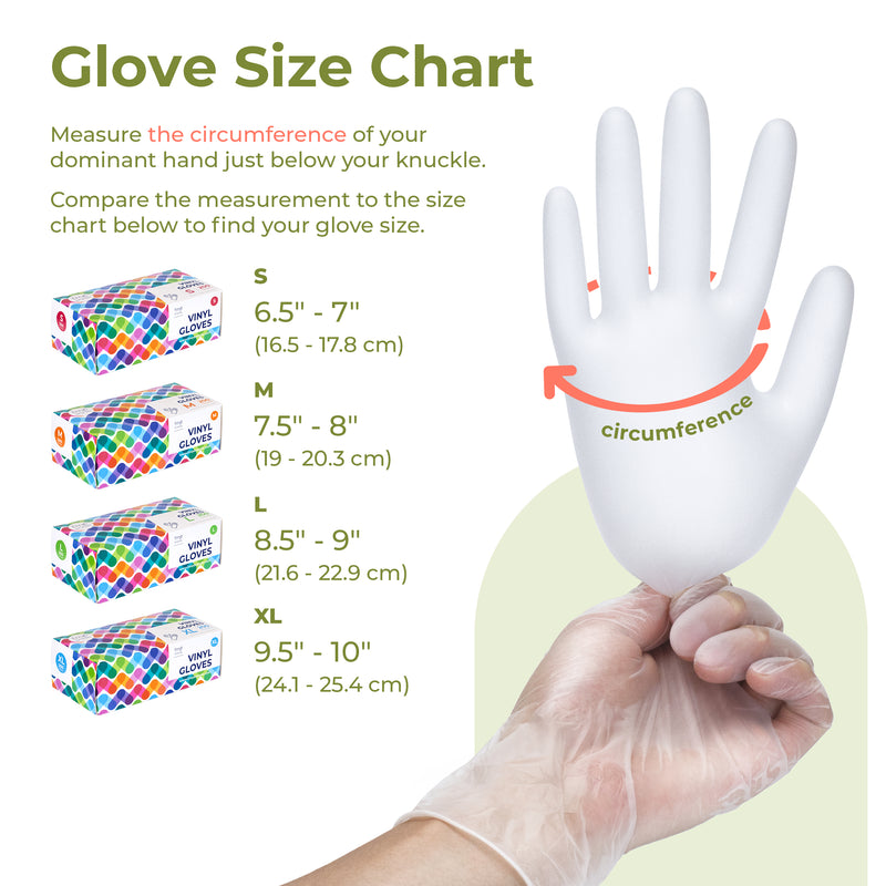 Disposable Vinyl Gloves 200/box (M)