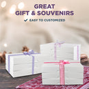 White Bakery Box - Holds 12 Donuts , Auto-Popup 15x11.5x2.25” - Inbulks