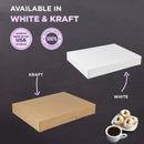 White Bakery Box - Holds 12 Donuts , Auto-Popup 15x11.5x2.25” - Inbulks