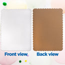 14" White Rectangle Cake Boards - Inbulks