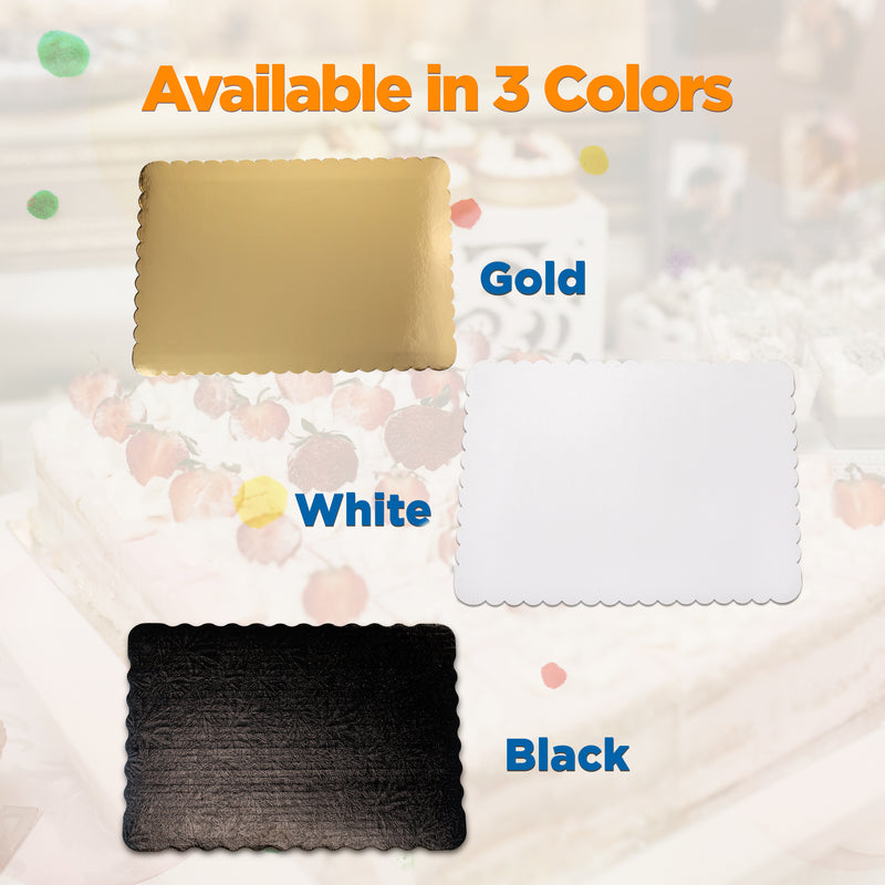 White Rectangle Cake Boards