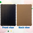 14" Black Rectangle Cake Boards - Inbulks