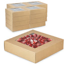 Bakery / Pie Box with Window 10x10x2.5", popup - Inbulks