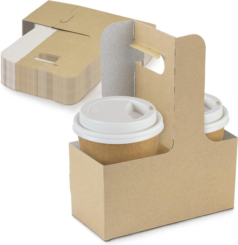 2 Cup Drink Carrier with Handle [250 Pack] - Inbulks