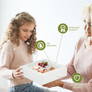 Bakery Box with Window, Auto Pop-up Clear Window 9'' x 9'' x 2.5'' - Inbulks