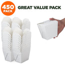 26oz White Rectangle Paper Take Out Food Containers - Inbulks