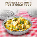 Round Foil Pan Aluminum with no lid - Inbulks