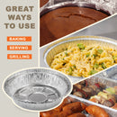 Round Foil Pan Aluminum with no lid - Inbulks