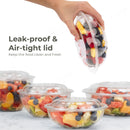 18oz BPA Free Clear Plastic Bowl Container With Dome Lids - Inbulks