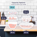 48oz BPA Free Clear Plastic Bowl Container With Dome Lids - Inbulks