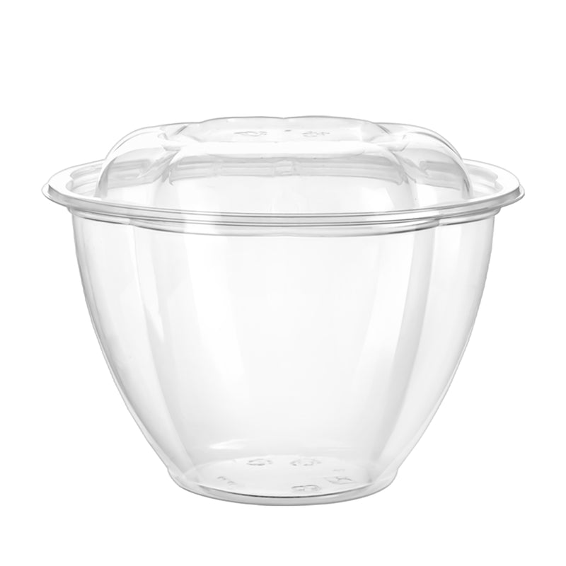 48oz BPA Free Clear Plastic Bowl Container With Dome Lids