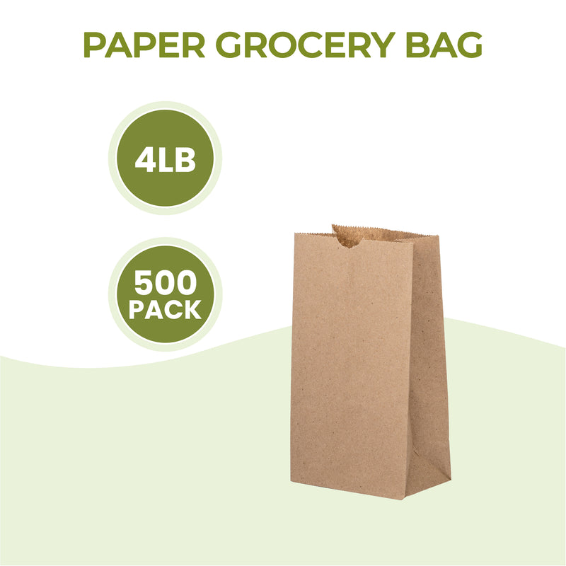 #4 Kraft Paper Bags 4LB